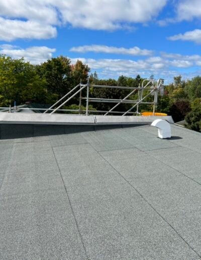 Flat roofing project