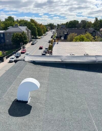 Commercial flat roof