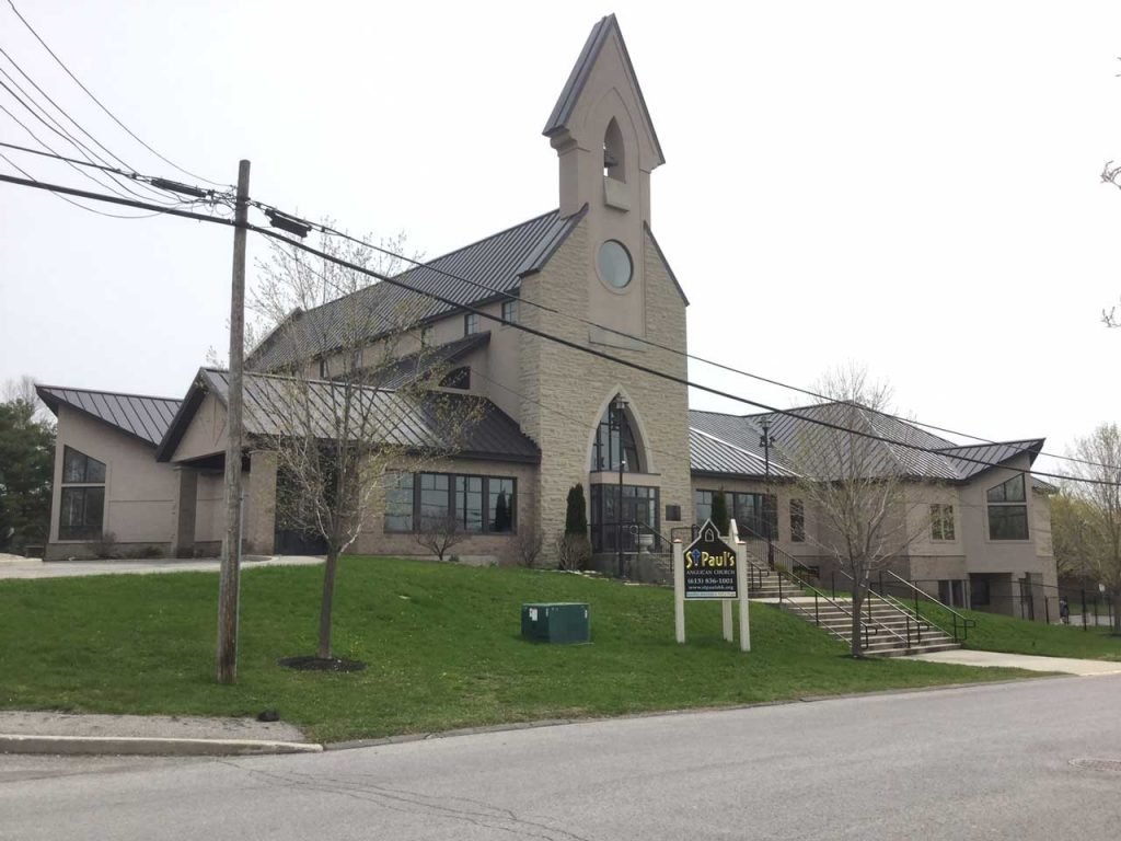 St Pauls Anglican Church - standing seam roof view 2