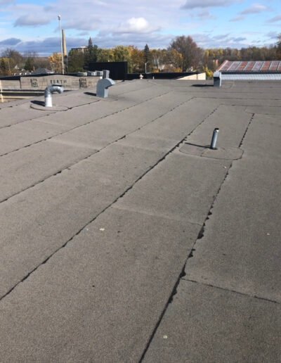 Commercial roof work
