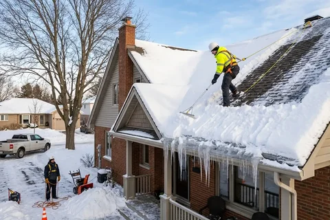 Roof Snow and Ice Removal