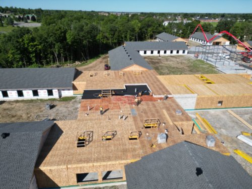 Commercial Flat Roofing Job