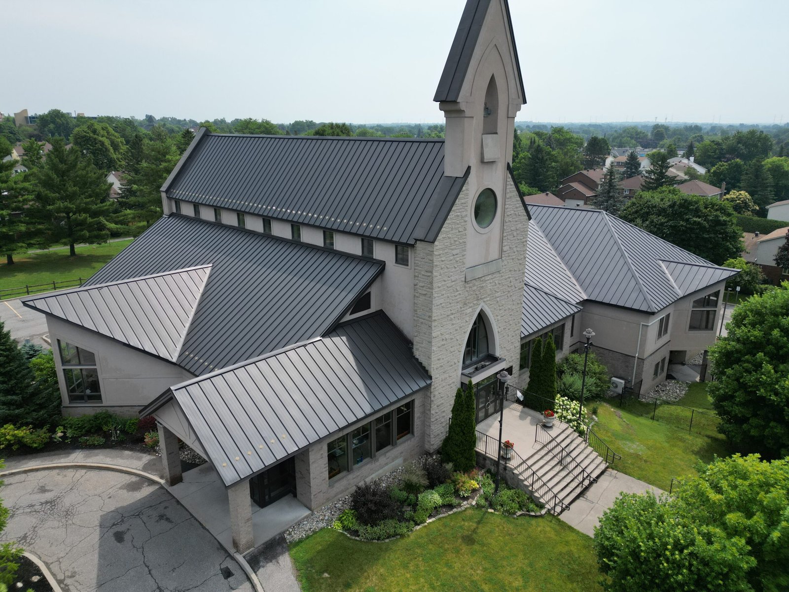 Metal Roofing Job by McKay Roofing company